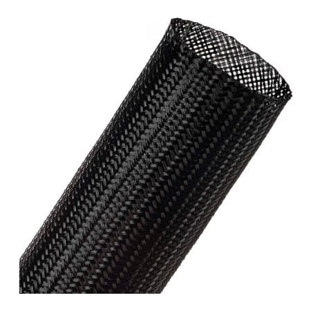 Techflex Heat Shrink Tube, Black, Polyethylene Terephthalate CCP1.75BK-50